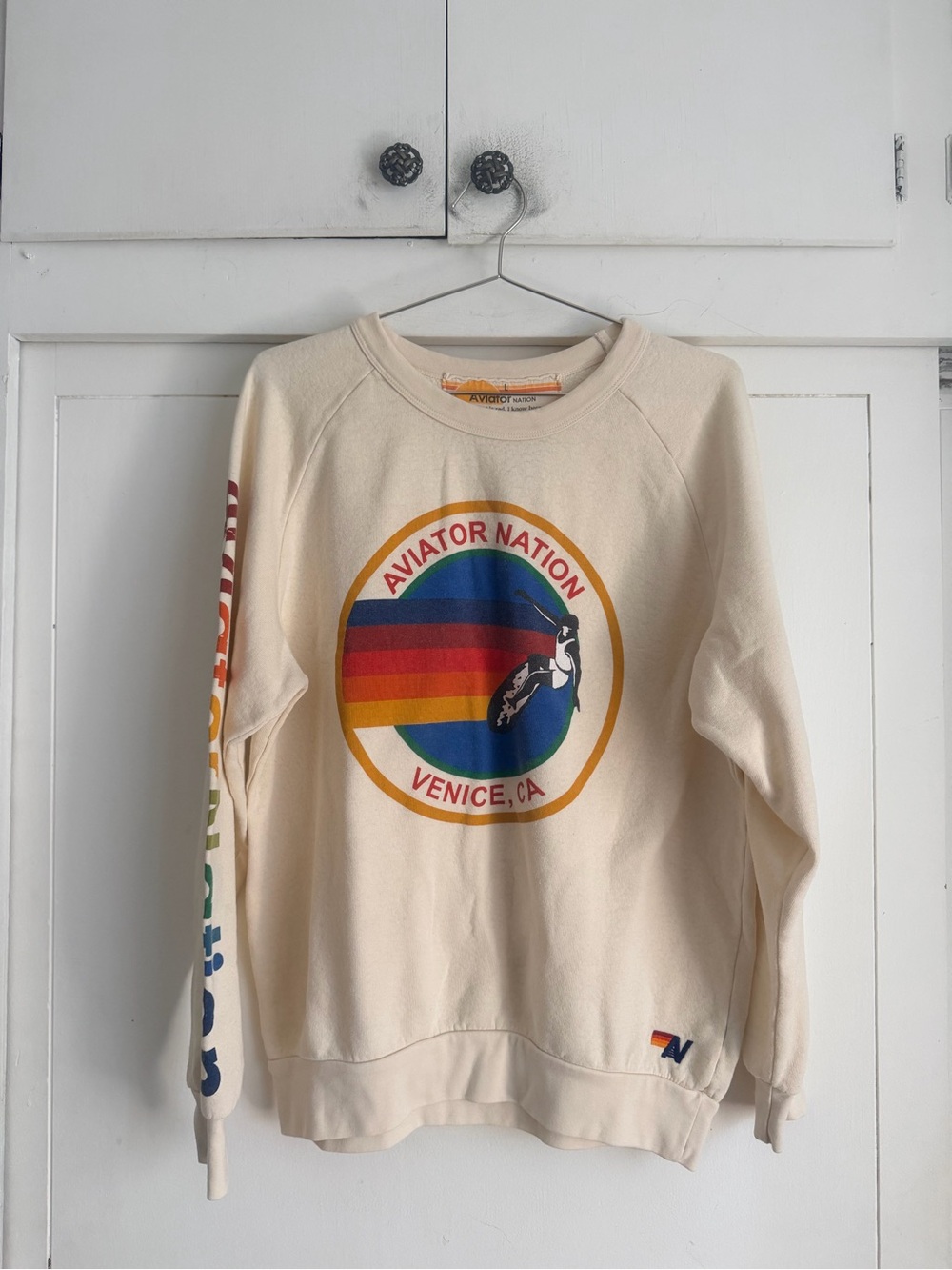 Aviator Nation Venice Sweatshirt - Vintage White
